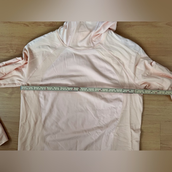 NWOT Sweaty Betty Athlete Hooded Long Sleeve Running Top In Sunset Pink - Medium - Picture 16 of 16
